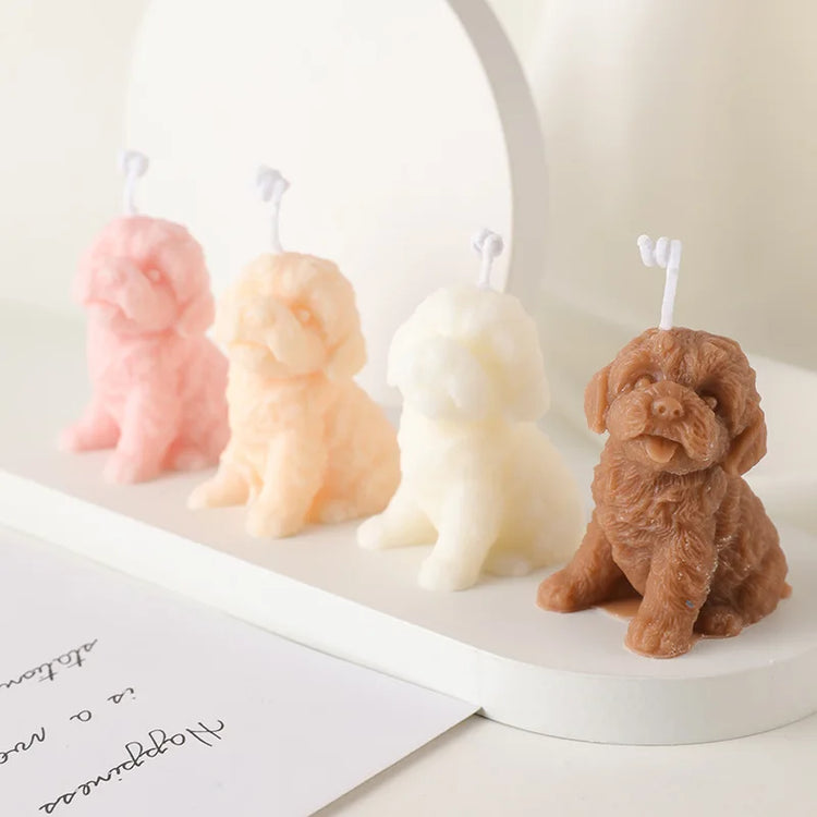 ♡ Cute Puppy Candles