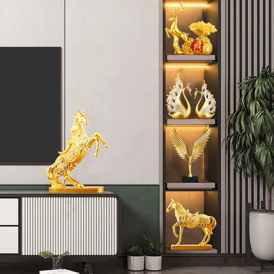 2023 New Home Living Room Wine Cabinet TV Cabinet Decorations Decoration Hallway Desktop Moving into the New House Accessible Luxury High-End