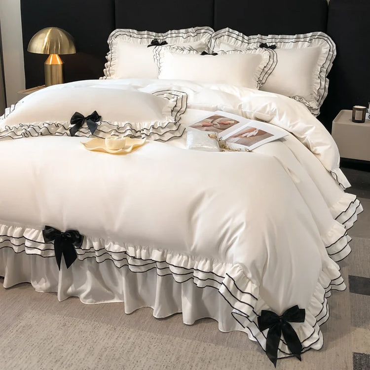 ♡ Ophelia's Moonlit Ruffles ~ Duvet Ensemble