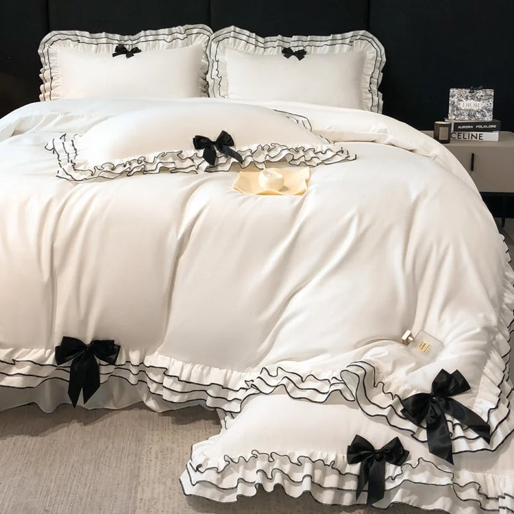 ♡ Ophelia's Moonlit Ruffles ~ Duvet Ensemble