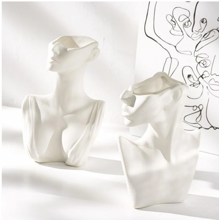 Luna and Sol | Modern Sculpture Vase